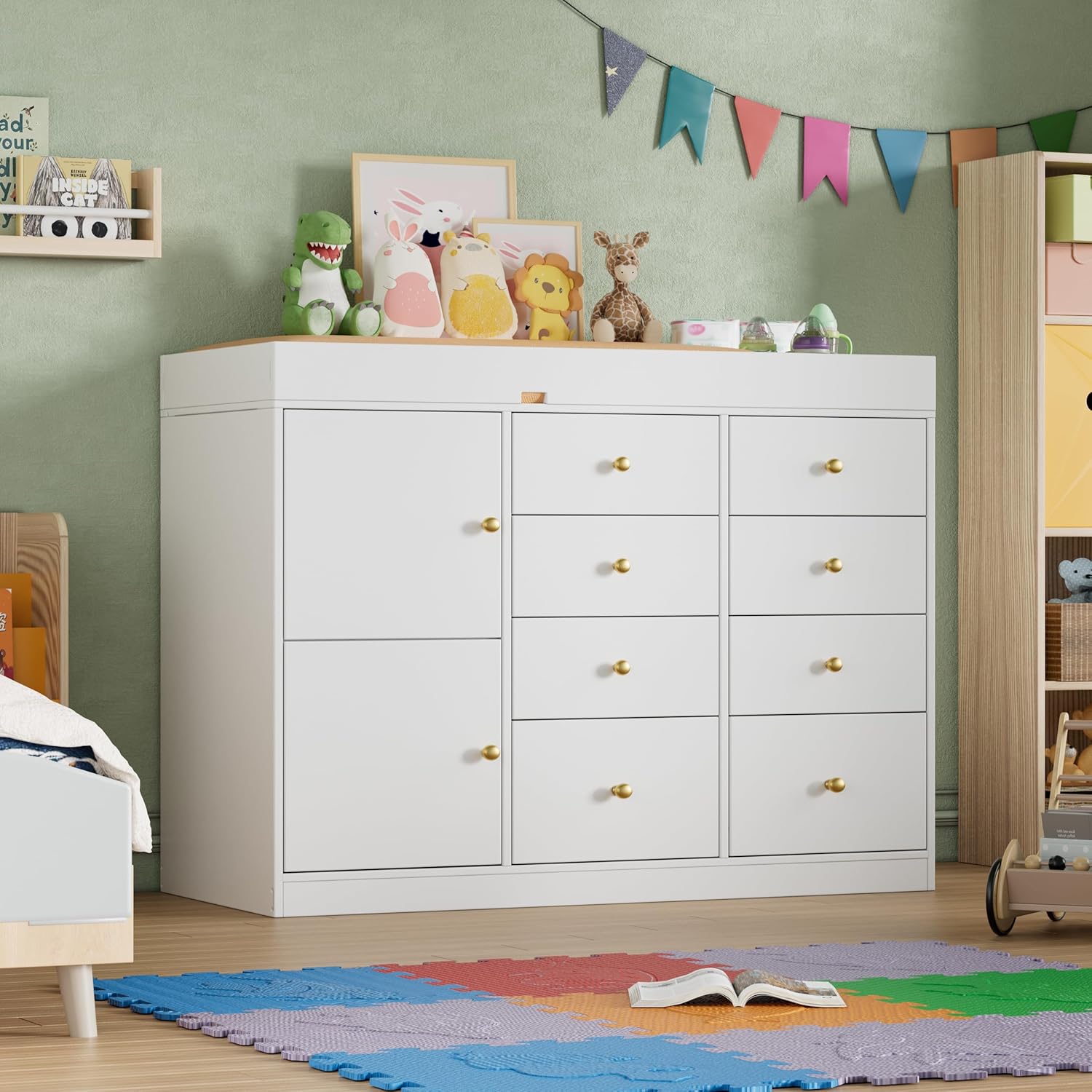 Baby Nursery Dresser - Meja Ganti Popok Bayi, Lemari Bayi
