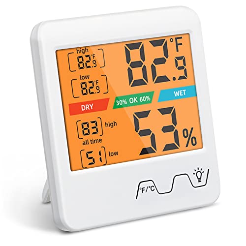 Baby Nursery Temperature - Termometer Higrometer Digital Akurasi Tinggi dengan