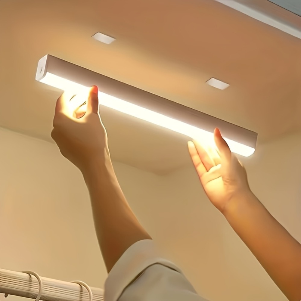 Drawer Dresser White - Lampu Strip LED Nirkabel dengan Sensor