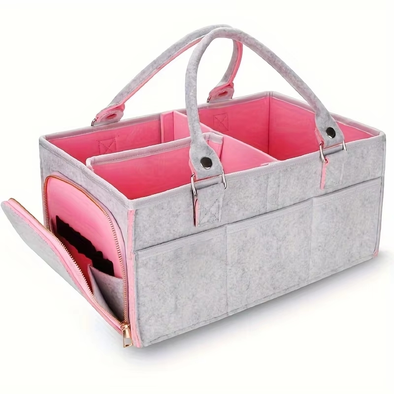 Baby Nursery Dresser - Keranjang Penyimpanan Popok Bayi untuk Meja