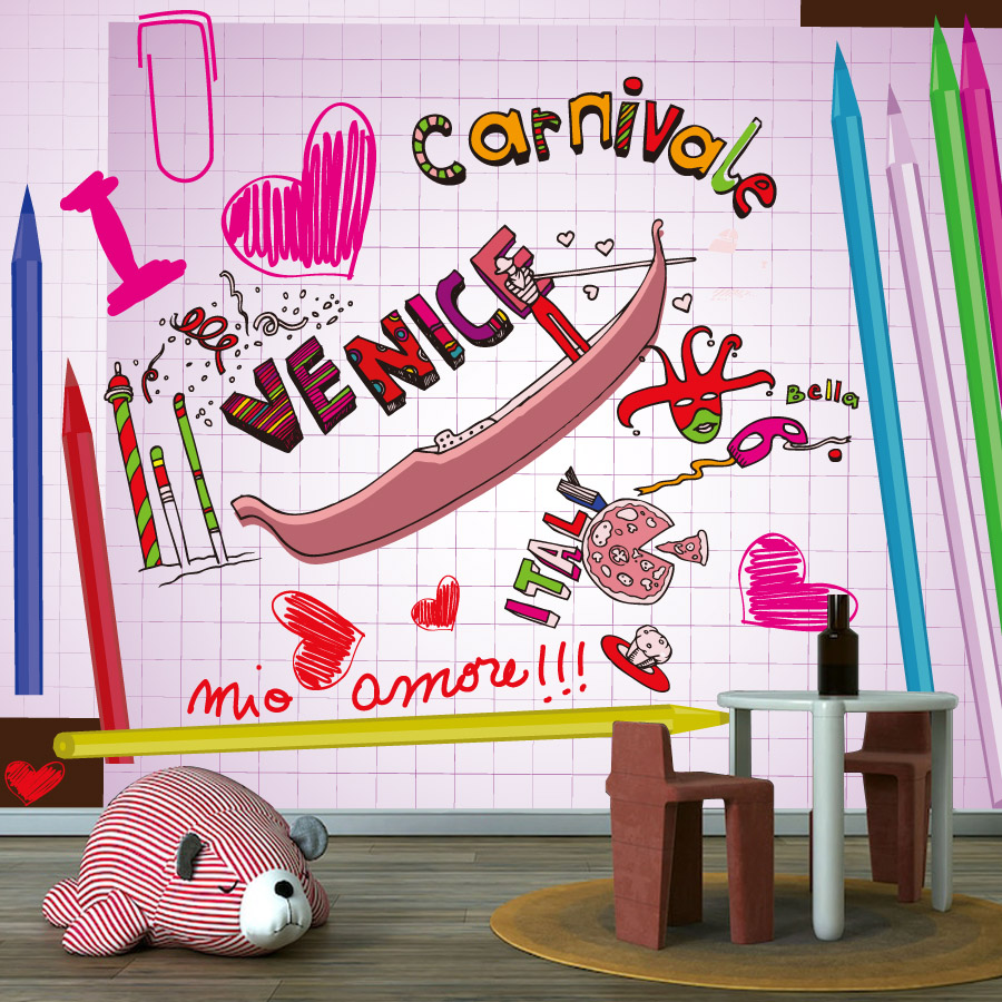 Baby Nursery Peel And Stick Wallpaper - Wallpaper Kartun Mudah Dipasang Tempel dan