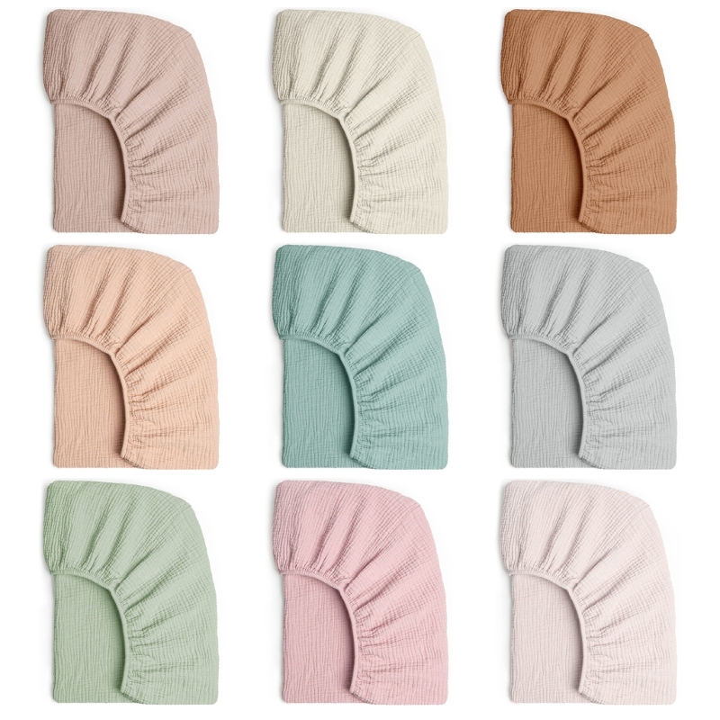 Baby Nursery Carpet - Sprei datar ayunan bayi, katun Muslin