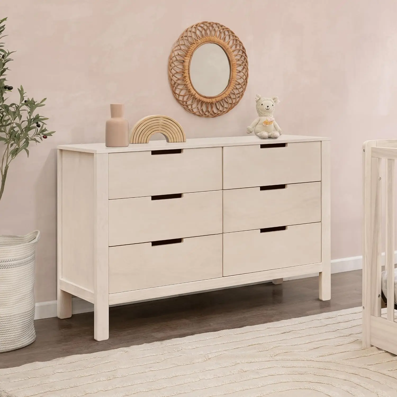 Baby Nursery Dresser - Lemari Laci Ganda untuk Kamar Bayi,