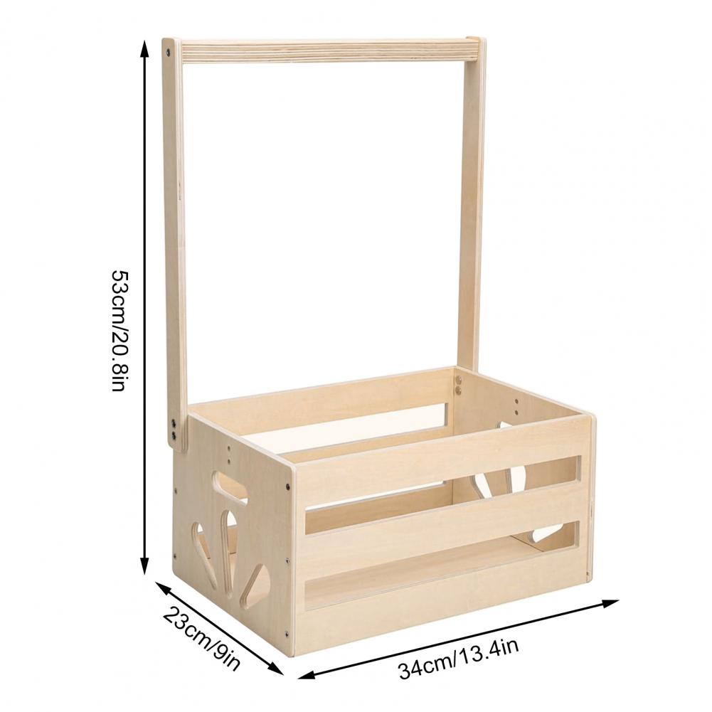 Closet Organizer Baby - Rak Penyimpanan Kayu untuk Perlengkapan Bayi