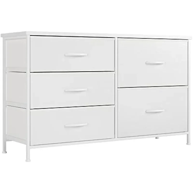 Baby Nursery Dresser - Lemari Pakaian Putih untuk Kamar Tidur
