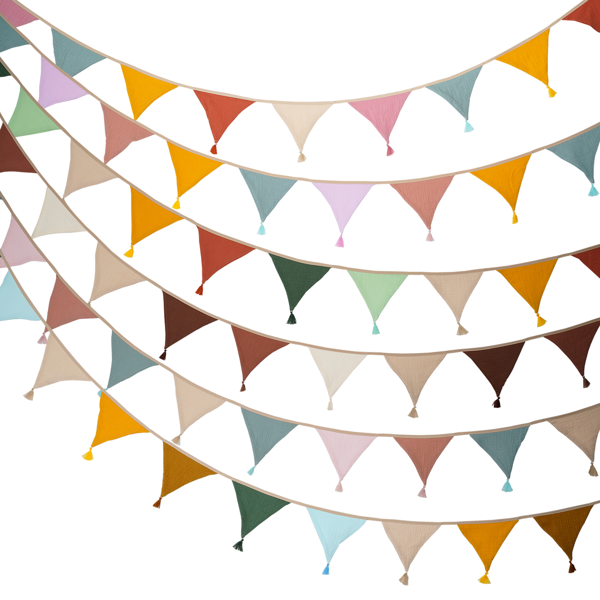 Baby Nursery Artwork - 2.6M/8.5FT Kain Hiasan Bayi 10 Bendera
