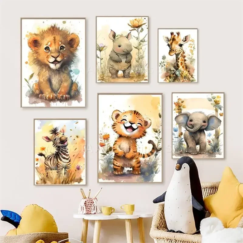 Baby Nursery Pictures - Lukisan Kanvas Seni Dinding Kamar Anak-anak