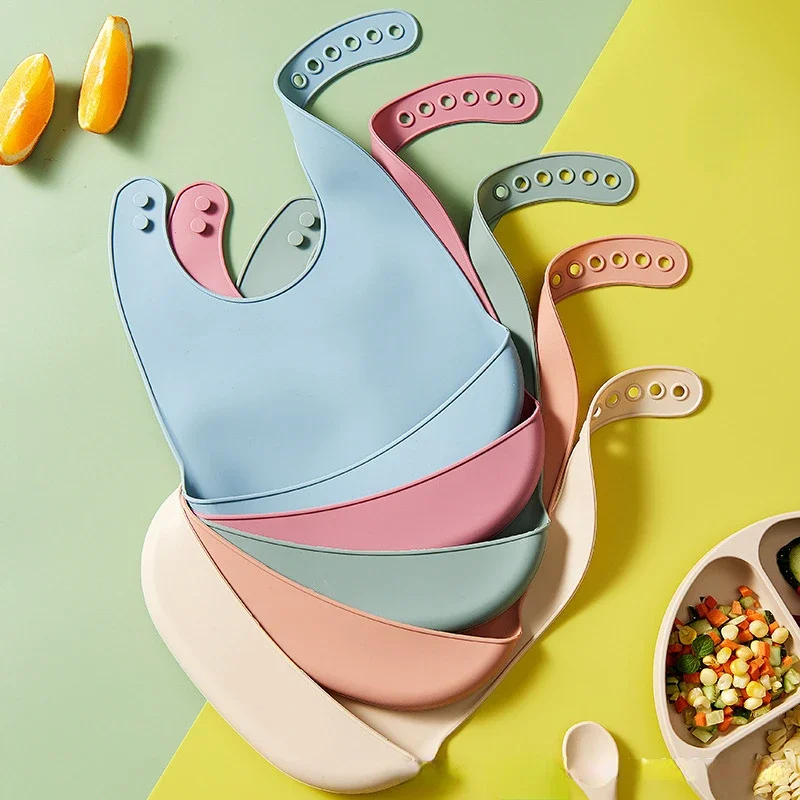 Baby Nursery Things - 1-4 Buah Bib Bayi Dapat Disesuaikan