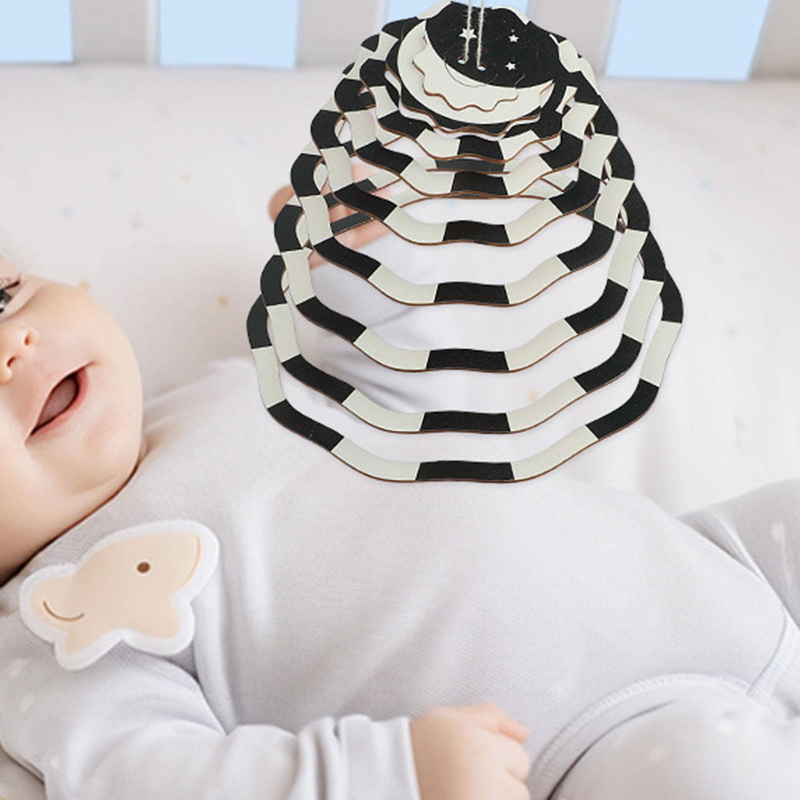 Baby Nursery Decor Boy - Mainan Sensorik Seluler Tempat Tidur Bayi,