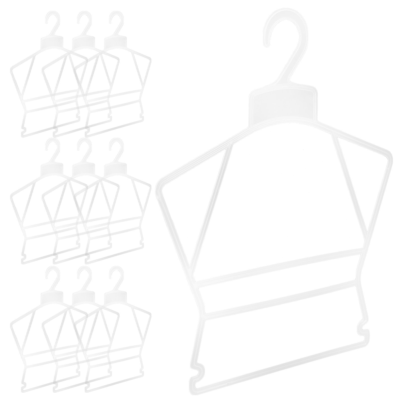 Closet Organizer Baby - 10 Buah Gantungan Baju Bayi Plastik