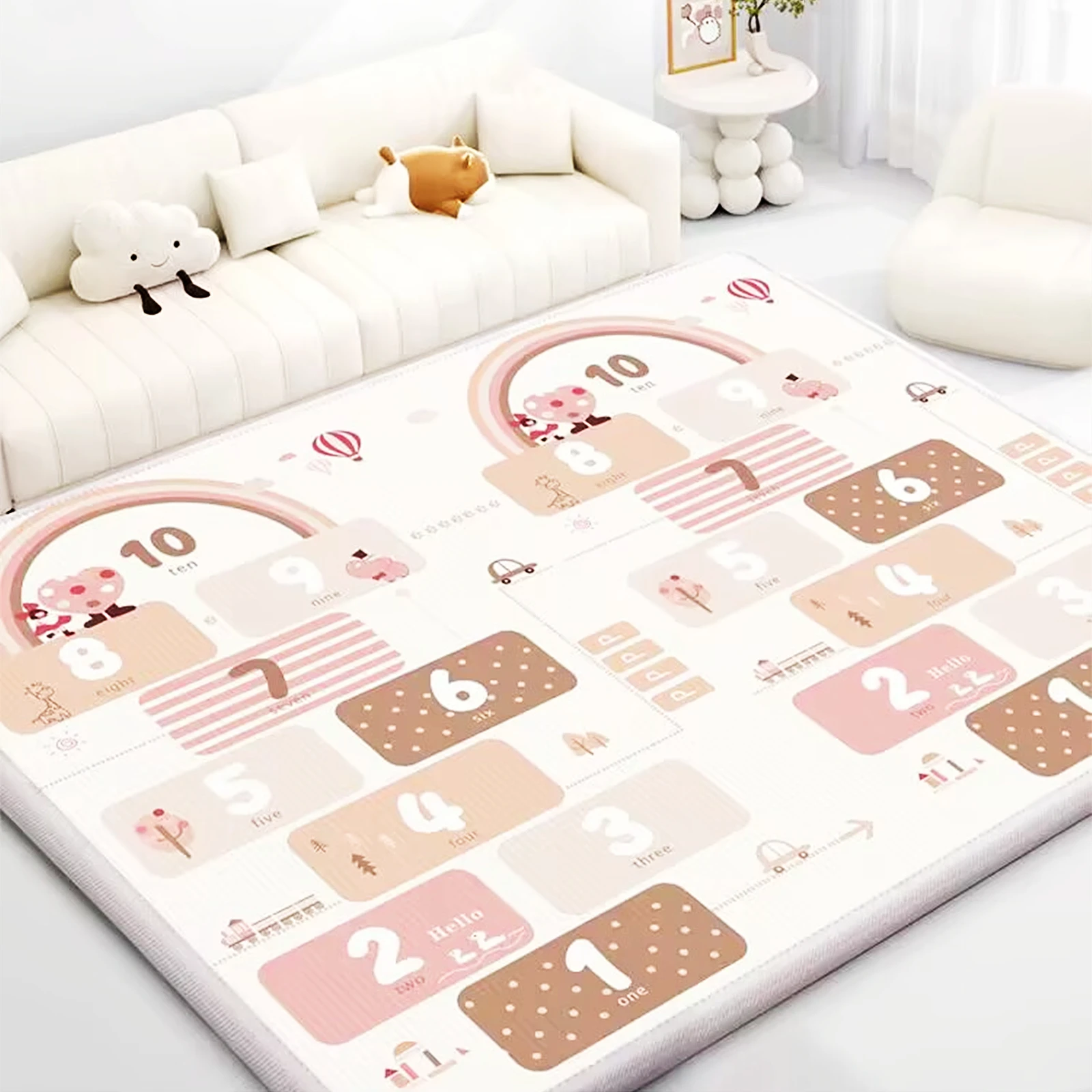 Baby Nursery Game - Karpet Bermain Bayi Motif Anak-anak Tebal