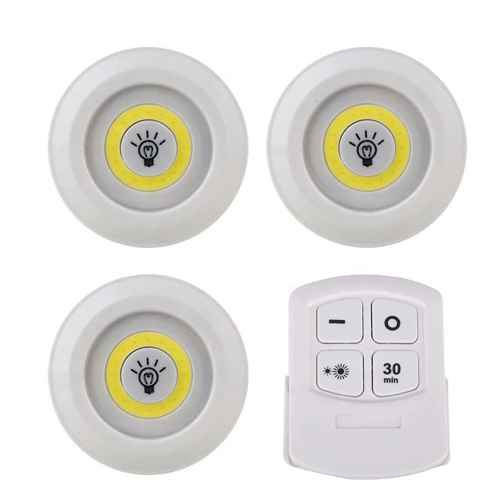 Drawer Dresser White - Lampu bawah kabinet LED dapat diredupkan