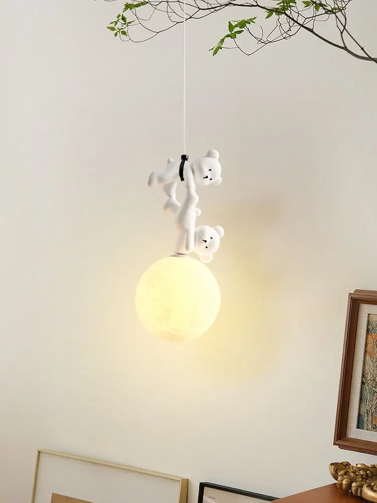 Baby Nursery Decor Boy - Lampu Beruang Kartun untuk Kamar Bayi,