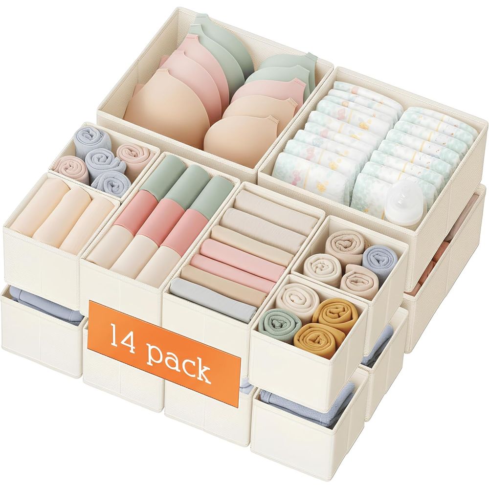 Closet Organizer Baby - 14 Paket Organizer Drer untuk Pakaian