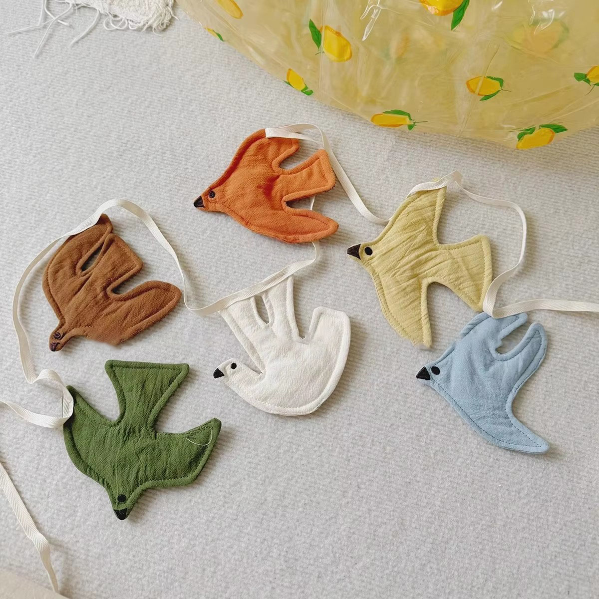 Baby Nursery Artwork - Kain Hias Kamar Anak Bendera Burung