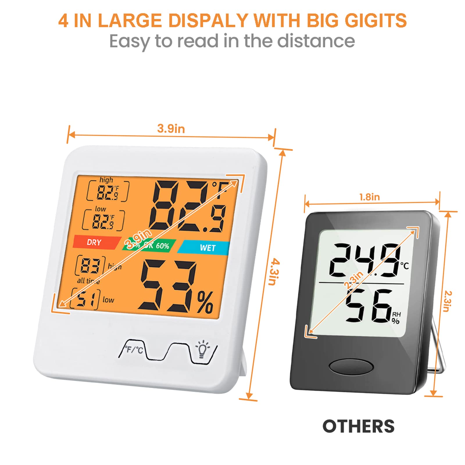 Termometer Higrometer Digital  - Baby Nursery Temperature ulasan dan harga