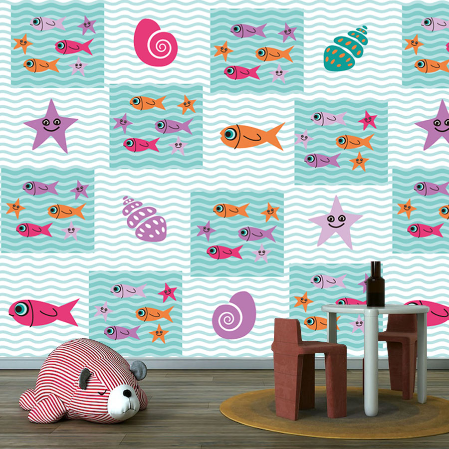 Wallpaper Foto Tempel Kartun u - Baby Nursery Peel And Stick Wallpaper ulasan dan harga