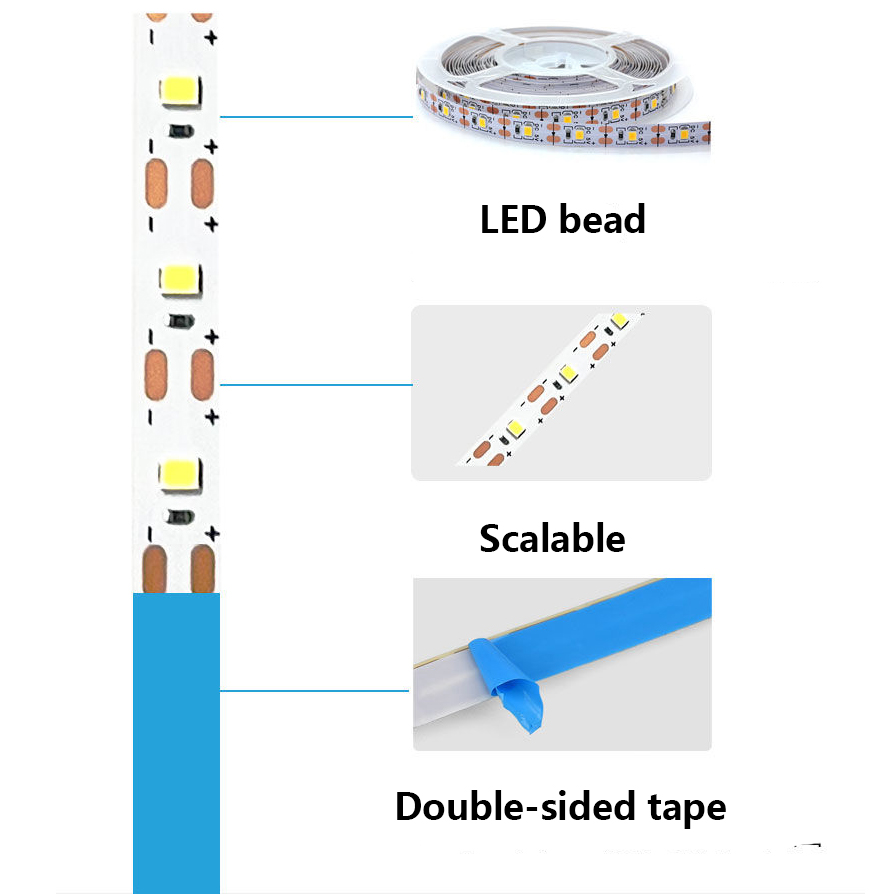 Lampu LED Strip USB DC 5V 2835 - Drawer Dresser White ulasan dan harga