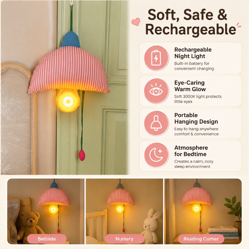 Lampu Malam Gantung Isi Ulang  - Baby Nursery Lampshade ulasan dan harga