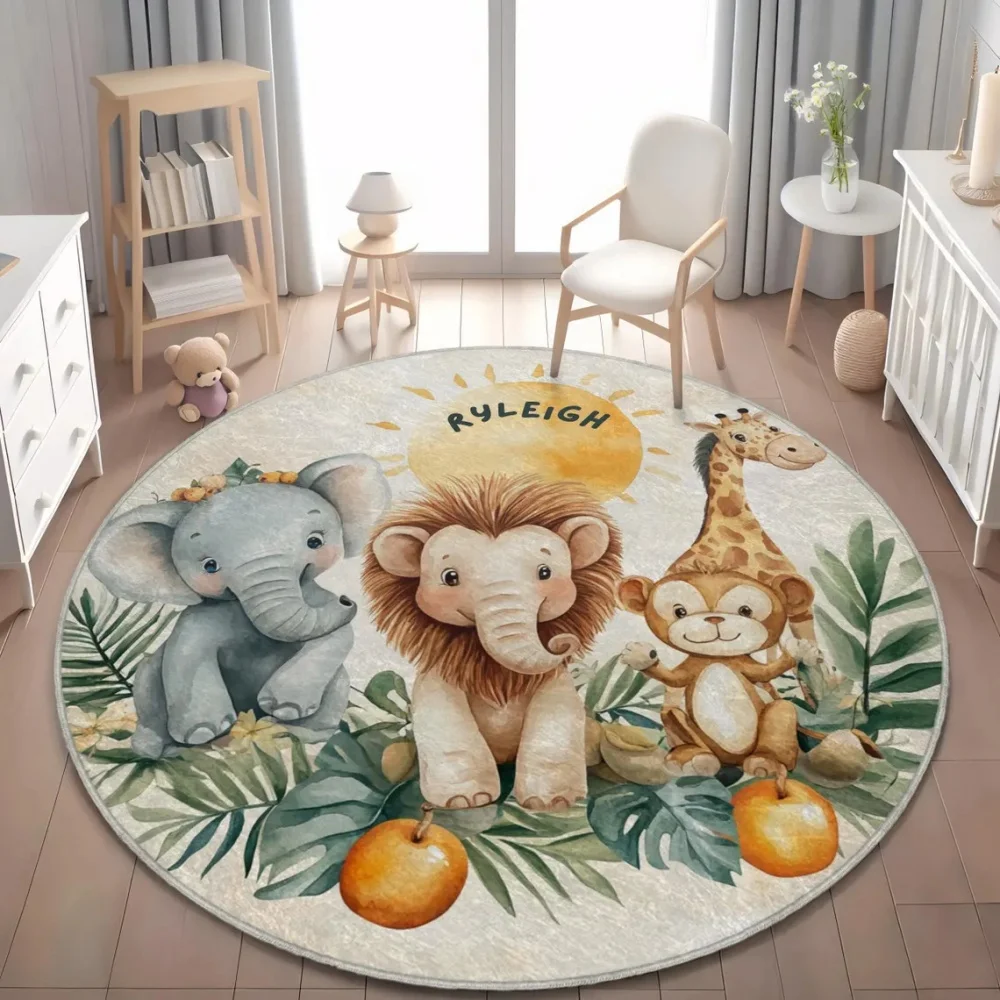 Karpet Lantai Hewan Safari Lia - Baby Nursery Game ulasan dan harga