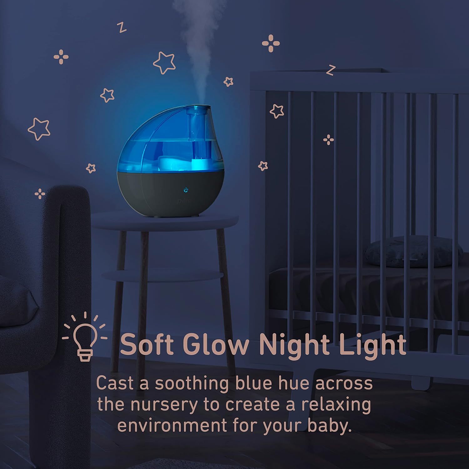 Humidifier & Lampu Tidur 2-in- - Baby Nursery Images Free ulasan dan harga
