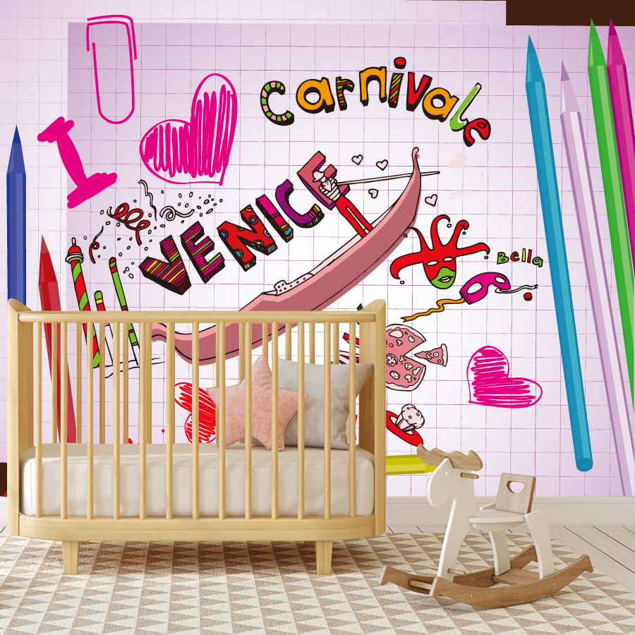 Wallpaper Kartun Mudah Dipasan - Baby Nursery Peel And Stick Wallpaper ulasan dan harga