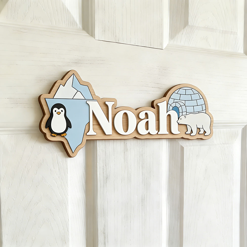 Papan Nama Kustom Penguin Arkt - Baby Nursery Pictures ulasan dan harga
