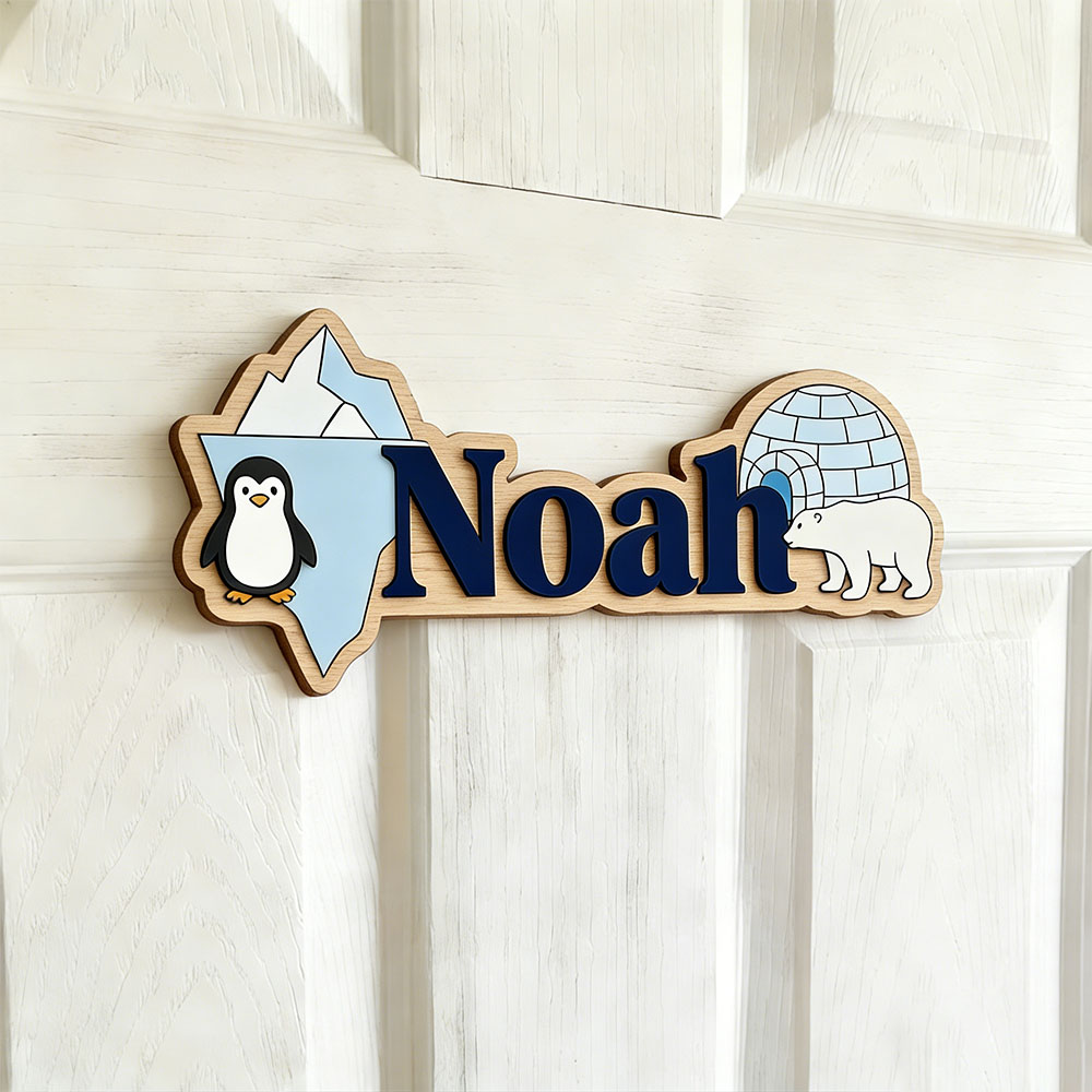 Papan Nama Kustom Penguin Arkt - Baby Nursery Pictures ulasan dan harga