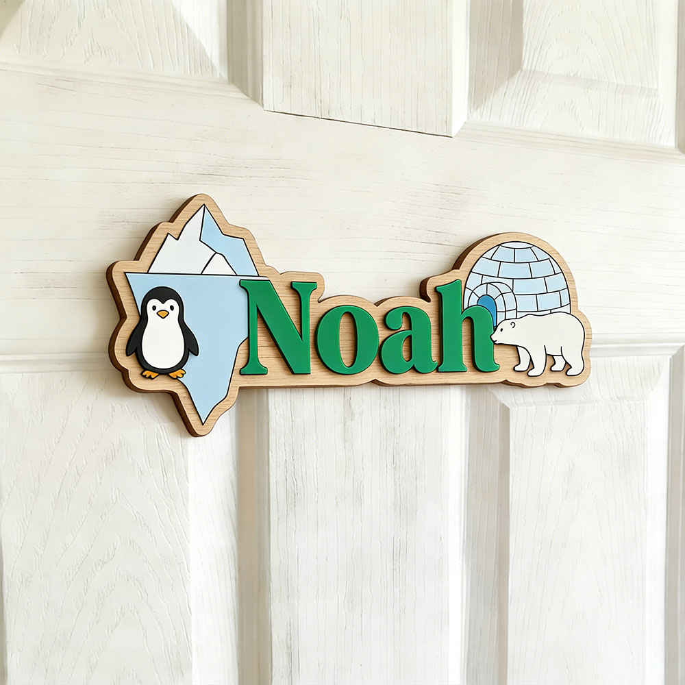 Papan Nama Kustom Penguin Arkt - Baby Nursery Pictures ulasan dan harga