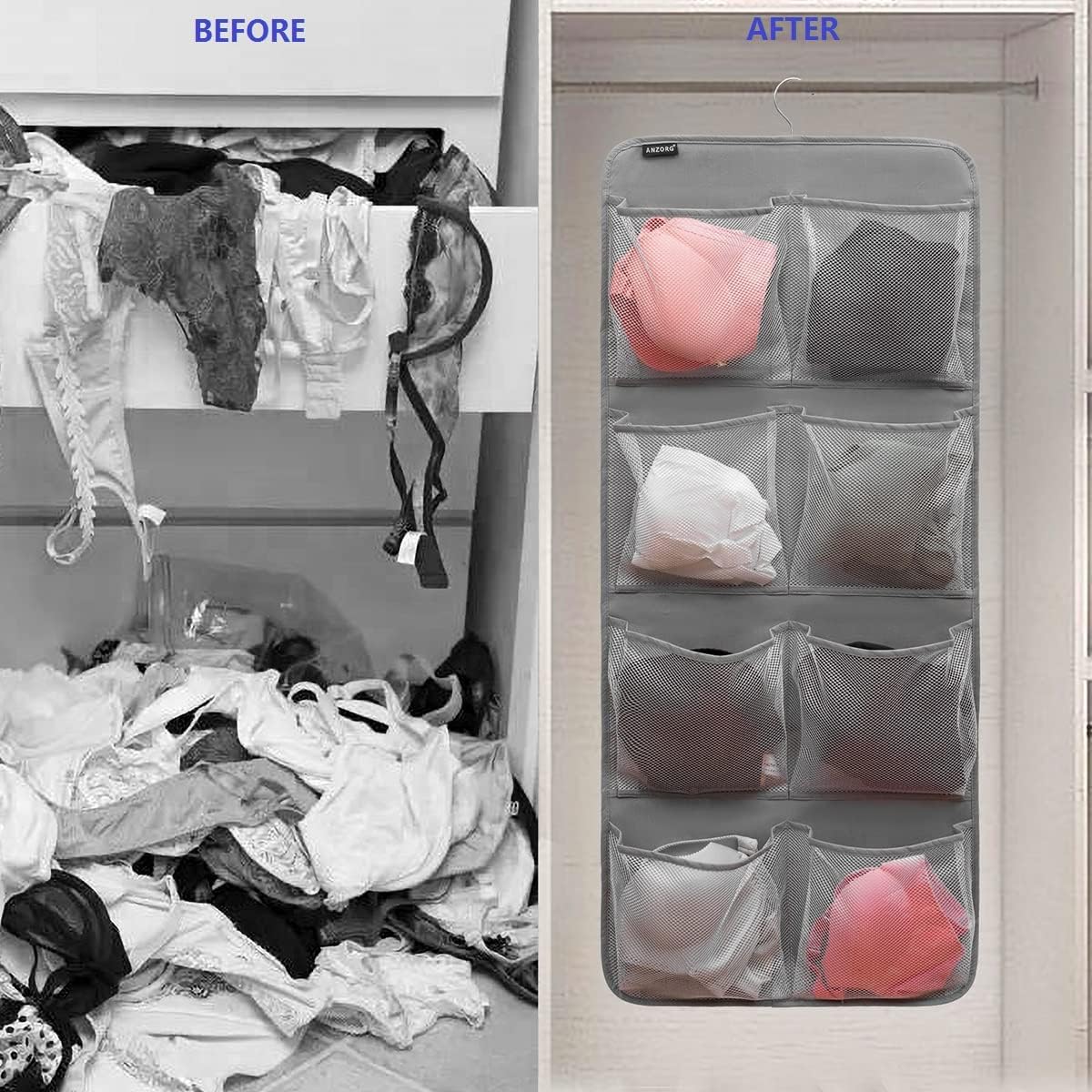 Organizer Lemari Gantung Dua S - Closet Organizer Baby ulasan dan harga