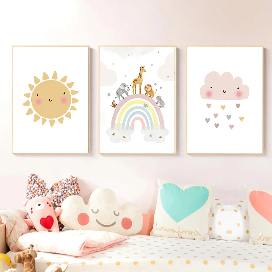Jerapah Gajah Balon Udara Mata - Baby Nursery Things ulasan dan harga