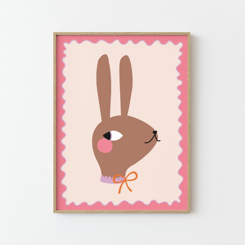 Poster Ilustrasi Hewan Lucu Ka - Baby Nursery Pictures ulasan dan harga