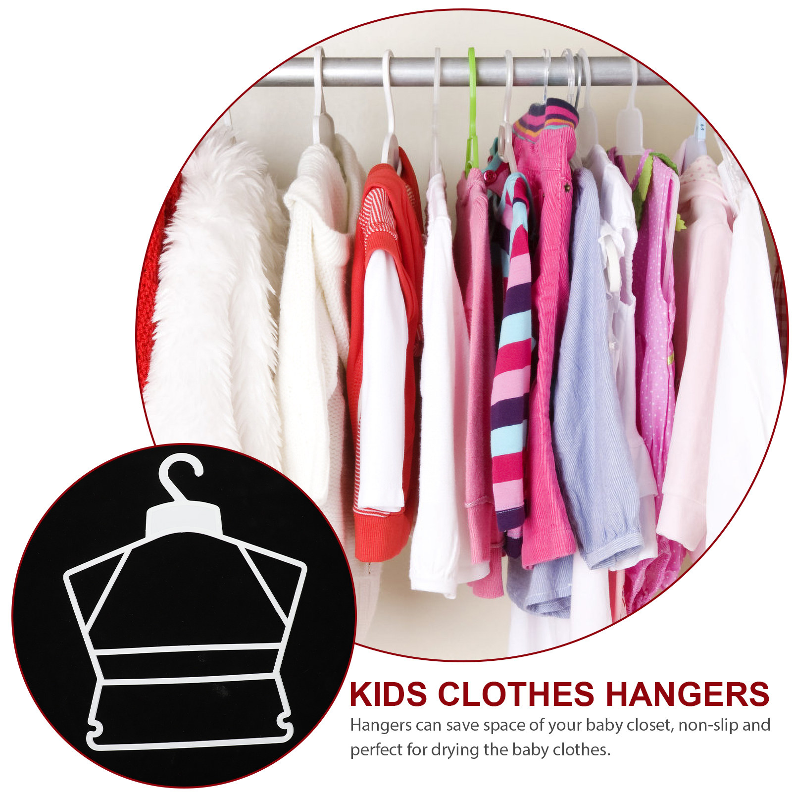 Gantungan Baju Anak Plastik Ko - Closet Organizer Baby ulasan dan harga