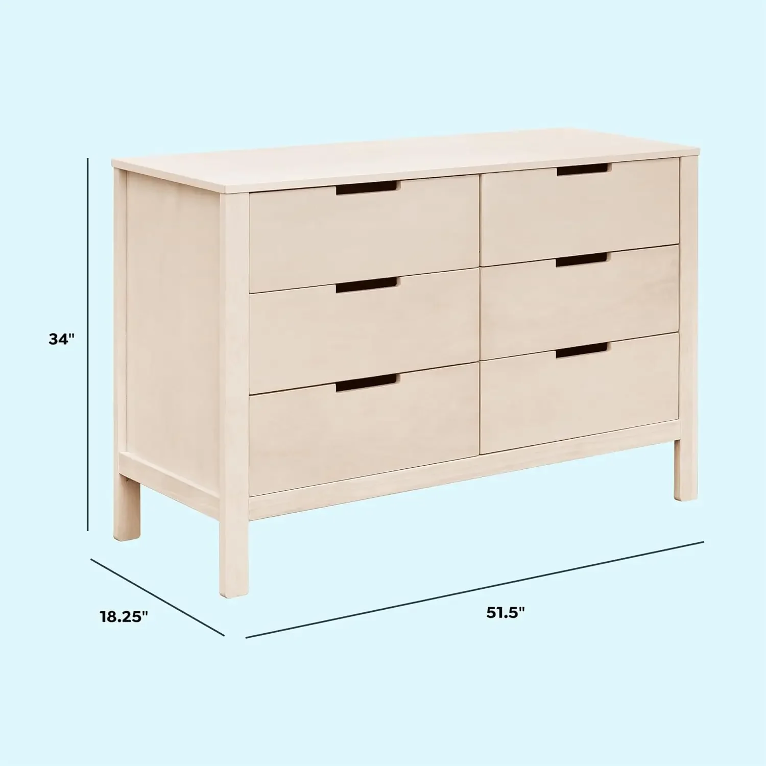 Lemari Laci Ganda untuk Kamar  - Baby Nursery Dresser ulasan dan harga