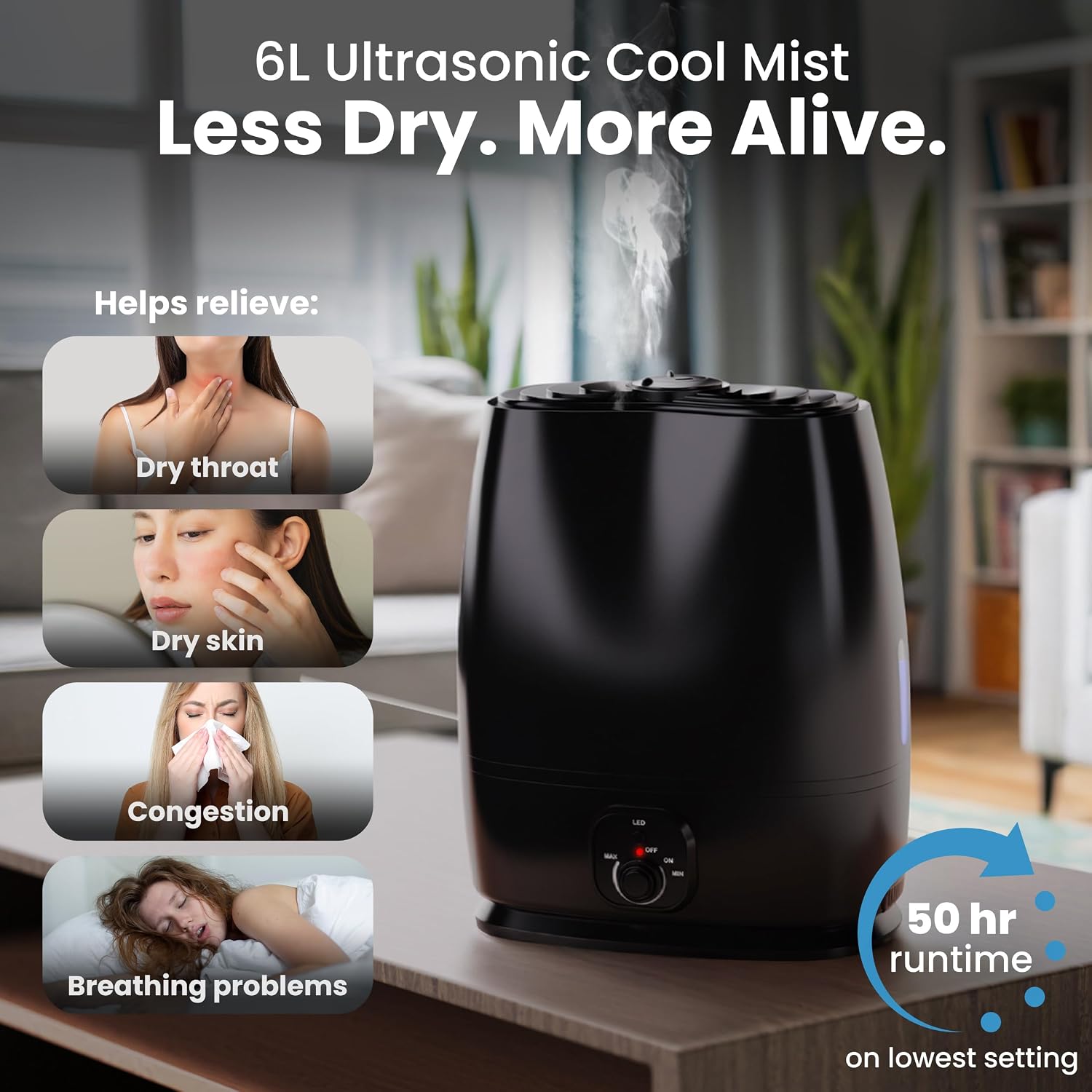 Humidifier Kabut Dingin 6L unt - Baby Nursery Images Free ulasan dan harga