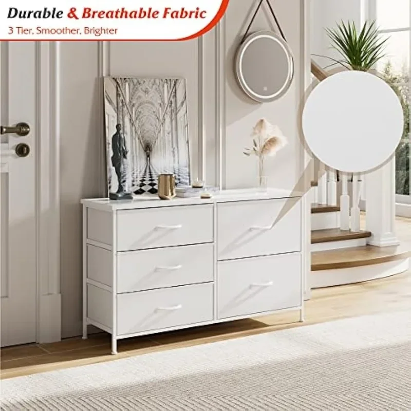 Lemari Pakaian Putih untuk Kam - Baby Nursery Dresser ulasan dan harga