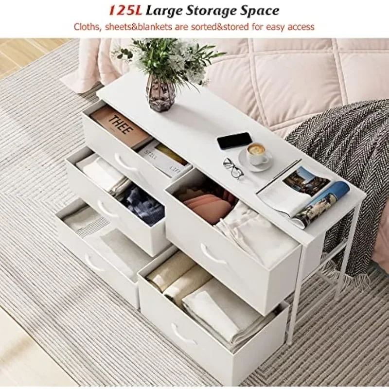 Lemari Pakaian Putih untuk Kam - Baby Nursery Dresser ulasan dan harga