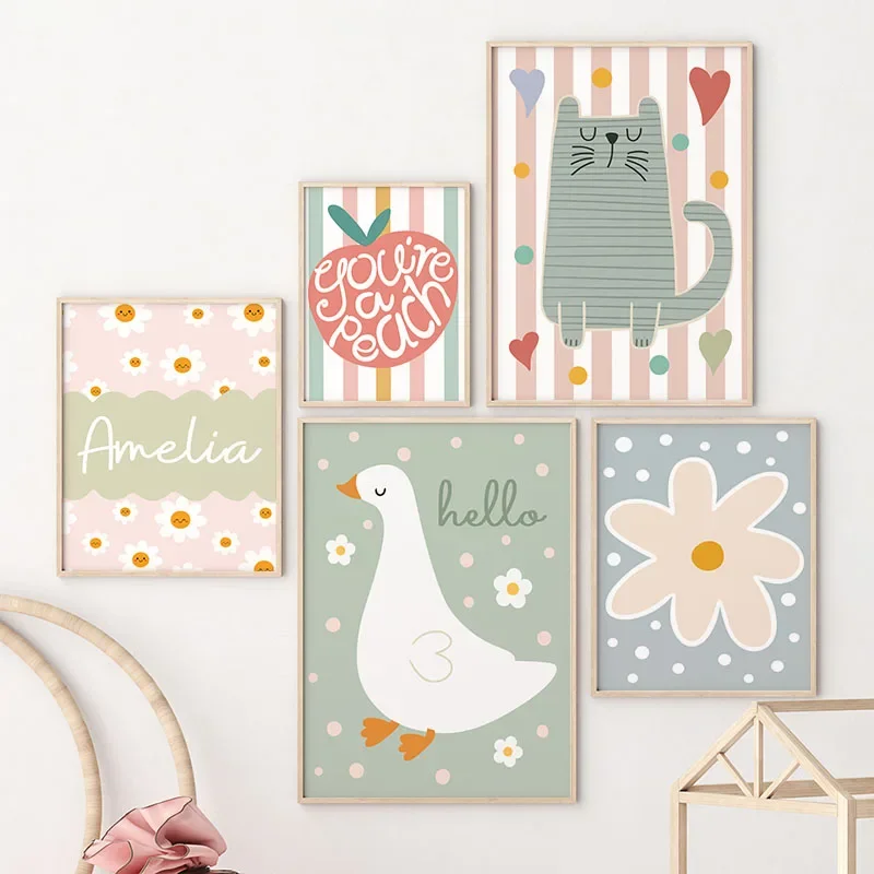Lukisan Kanvas Seni Dinding Ka - Baby Nursery Pictures ulasan dan harga