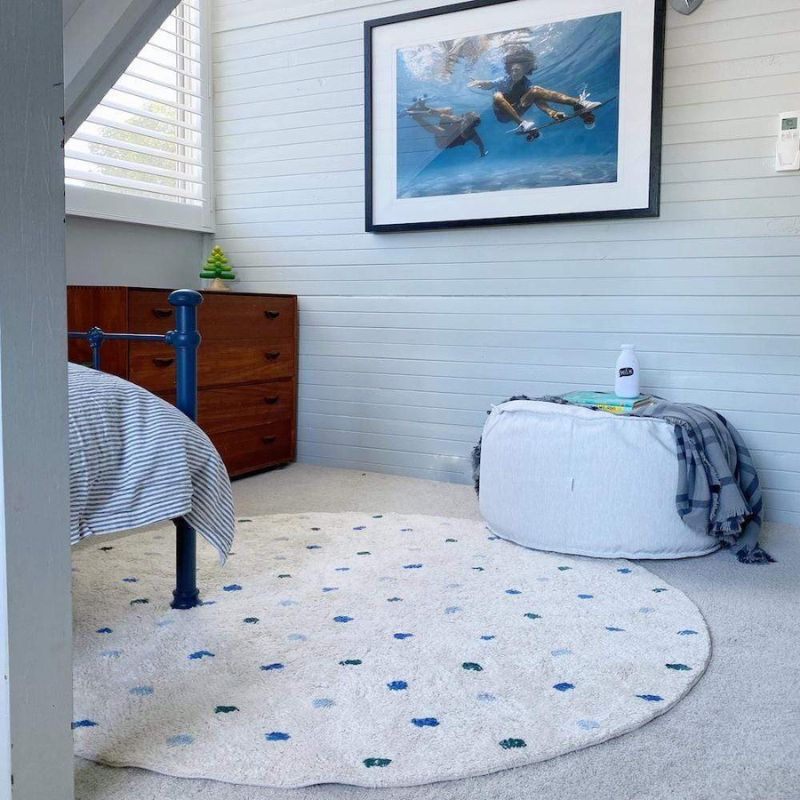 Dot karpet berbulu ruang tamu  - Baby Nursery Carpet ulasan dan harga