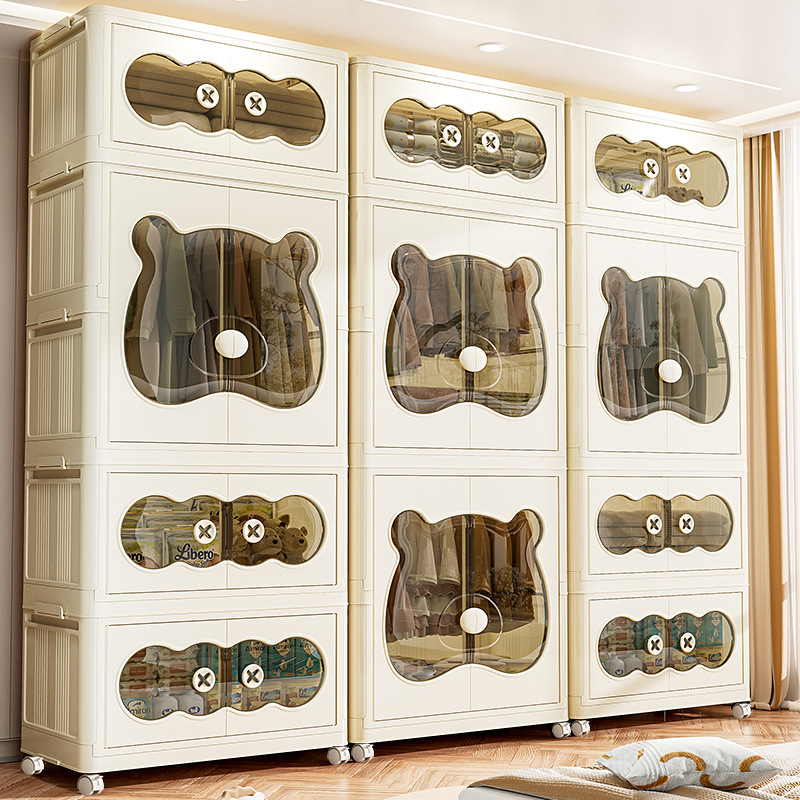 Lemari Penyimpanan Anak Mudah  - Closet Organizer Baby ulasan dan harga