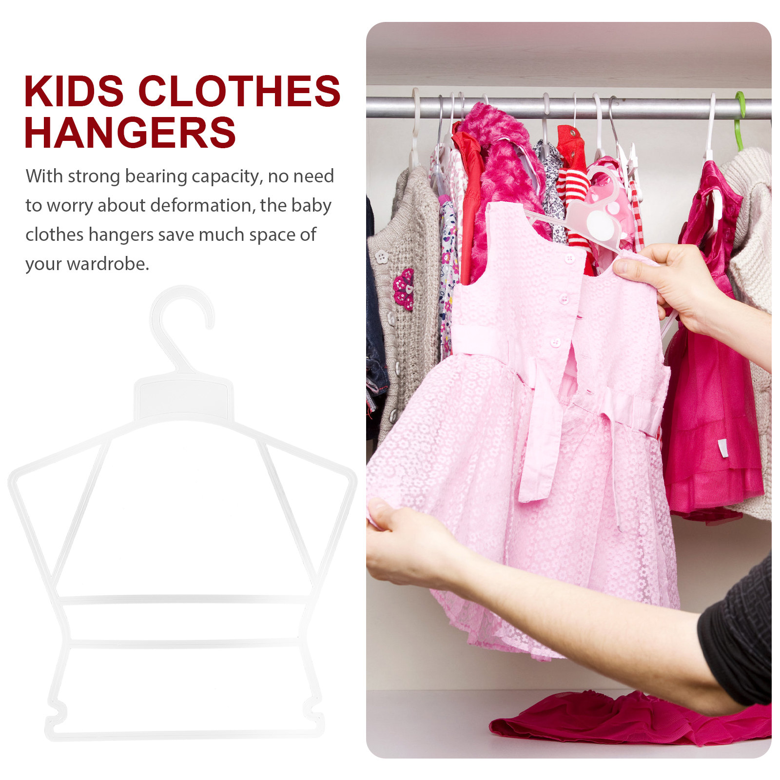 10 Buah Gantungan Baju Bayi Pl - Closet Organizer Baby ulasan dan harga