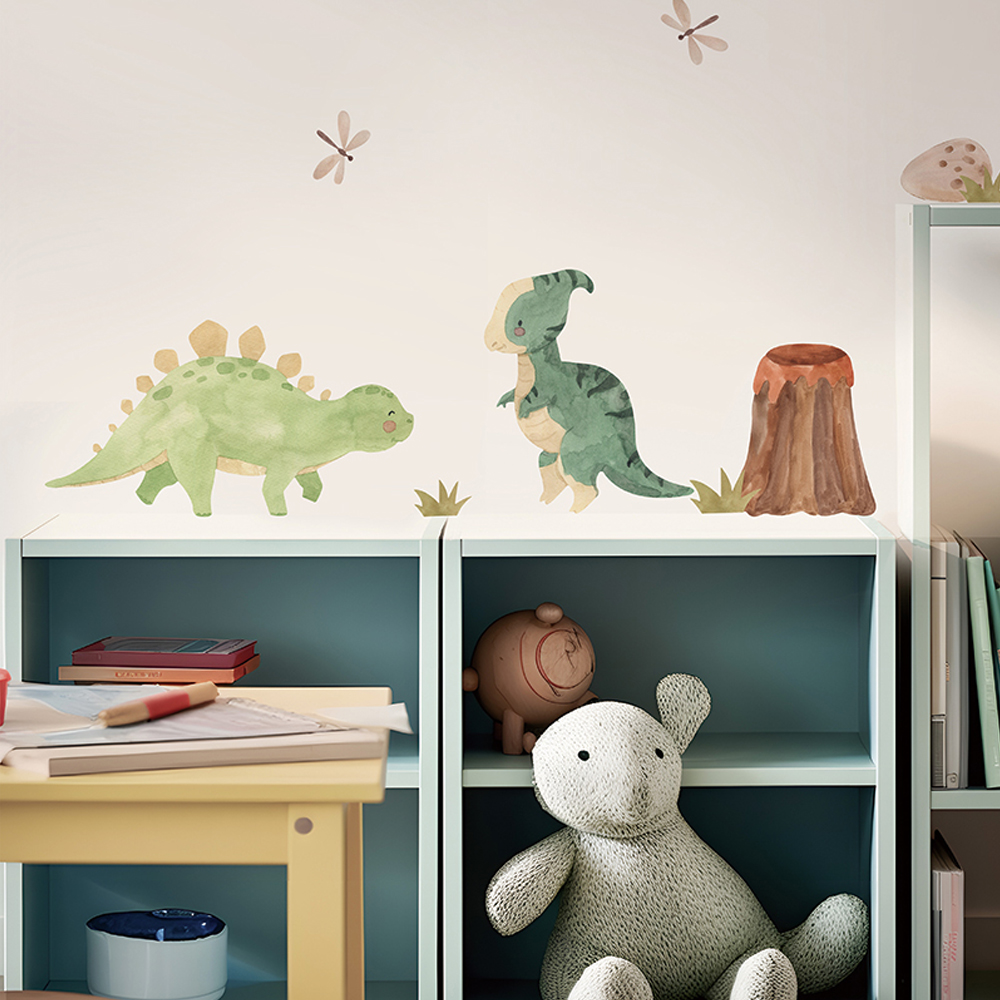 Stiker dinding dinosaurus, sti - Baby Nursery Decor Boy ulasan dan harga