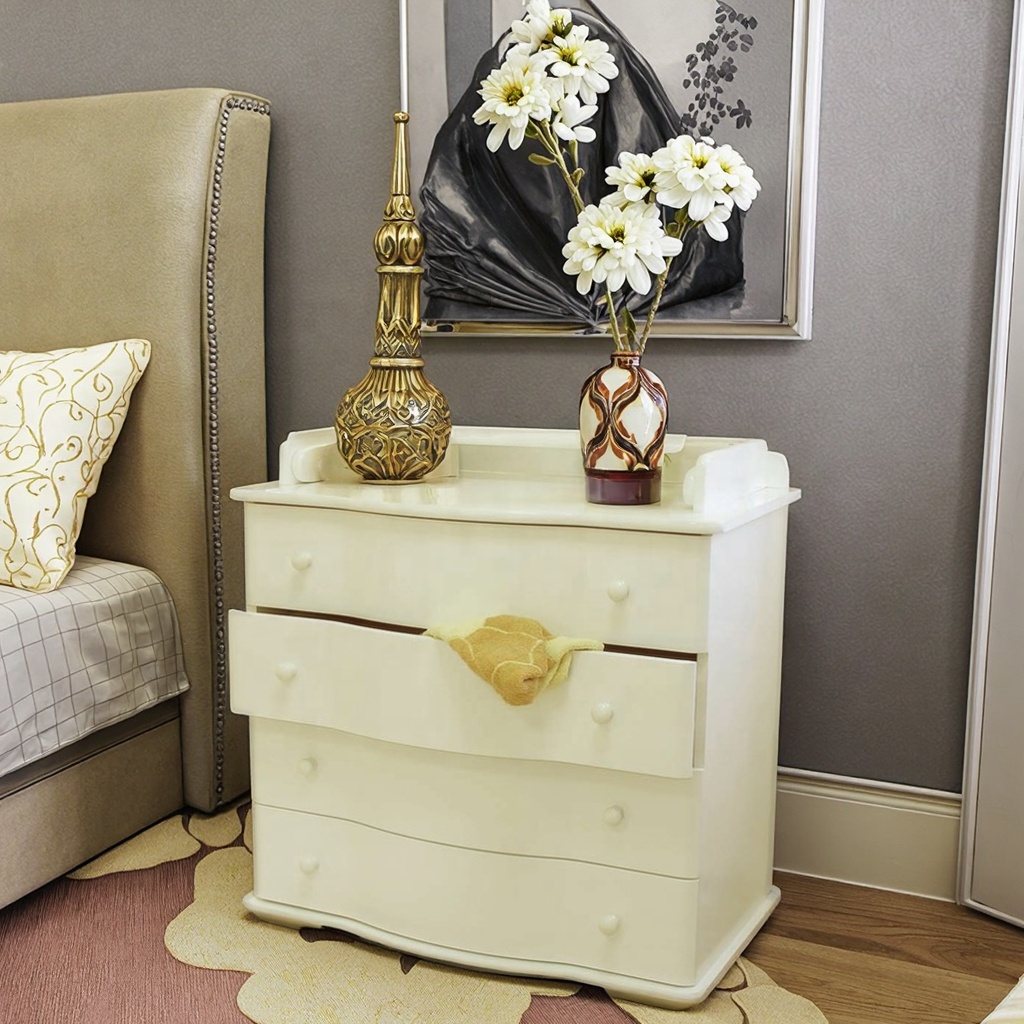 Lemari Laci Kayu Solid Minimal - Baby Nursery Dresser ulasan dan harga