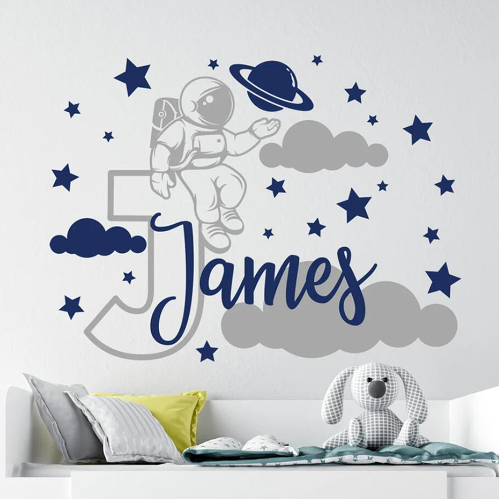 Stiker dinding bentuk awan bin - Baby Nursery Decor Boy ulasan dan harga