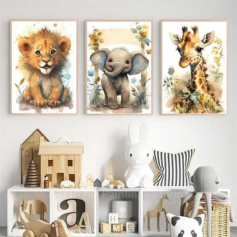 Cat Air Singa Jerapah Harimau  - Baby Nursery Pictures ulasan dan harga