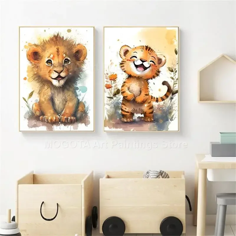 Cat Air Singa Jerapah Harimau  - Baby Nursery Pictures ulasan dan harga