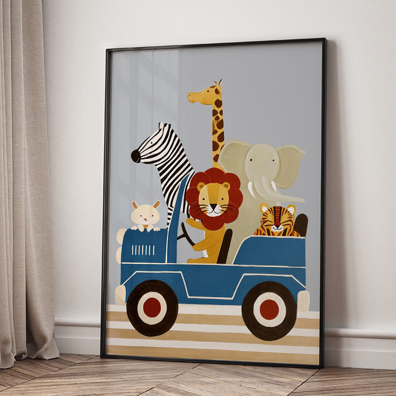 Lukisan Kanvas Seni Dinding Ka - Baby Nursery Things ulasan dan harga