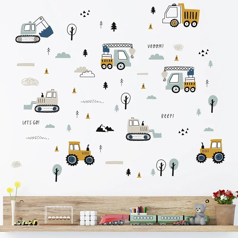 Gambar tangan lucu mobil truk  - Baby Nursery Things ulasan dan harga
