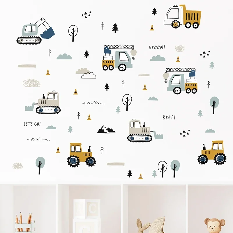 Gambar tangan lucu mobil truk  - Baby Nursery Things ulasan dan harga