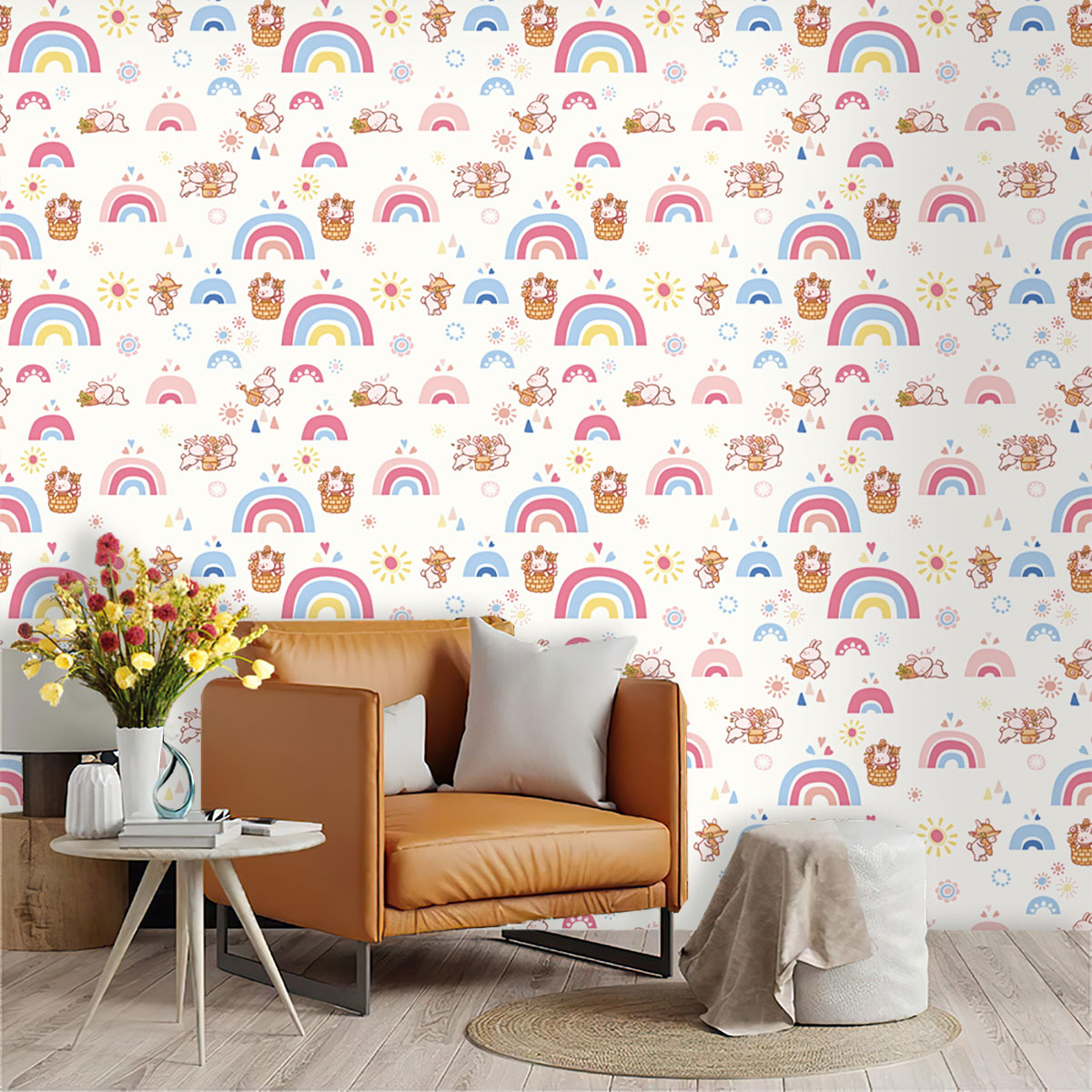 Wallpaper Tempel dan Lepas Mot - Baby Nursery Peel And Stick Wallpaper ulasan dan harga